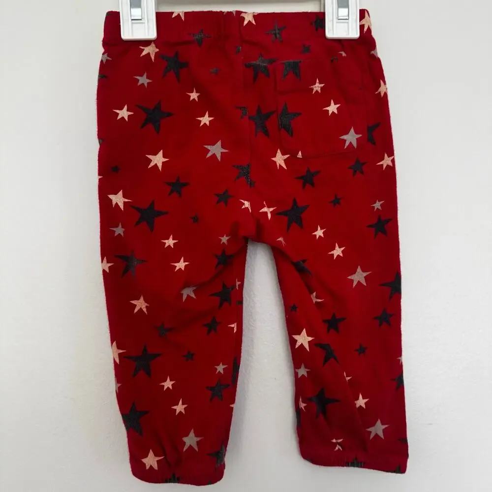 babyGap Joggers/Sweatpants: Stripes, Stars, and Love (XO), Includes 3 Pair